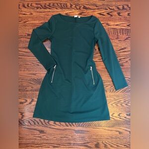 Gap Green Mini Dress with Zip pockets